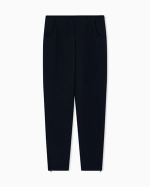 Giorgio Armani Cigarette Pants - Black