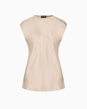 Giorgio Armani Blouse - Natural
