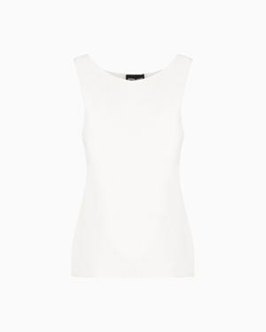 Giorgio Armani Pure Silk Top - White