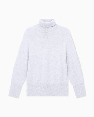 Giorgio Armani Oversized Turtleneck Sweater - White