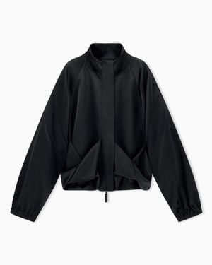 Giorgio Armani Caban Coat - Black
