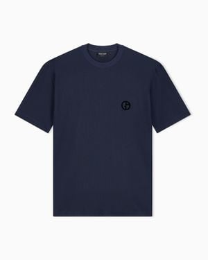 Giorgio Armani T-Shirt Oversized - Blue