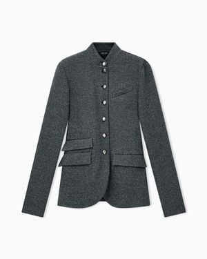 Giorgio Armani Slim-Fit Blazer - Gray