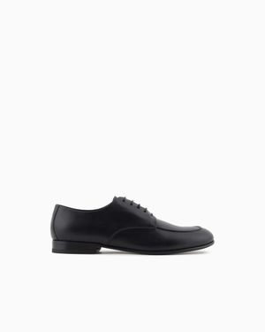 Giorgio Armani Leather Derby Shoes - White