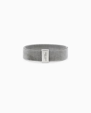 Giorgio Armani Steel And Sterling Bracelet - White