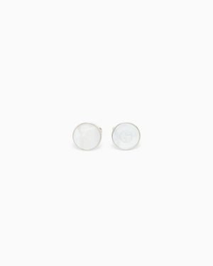 Giorgio Armani Cufflinks - White