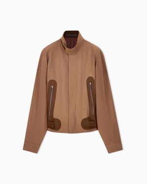 Giorgio Armani Armani/Archivio Ss1983 Bomber Jacket - Brown