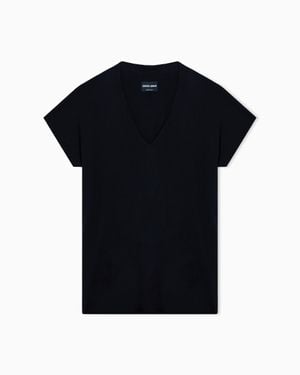 Giorgio Armani Short Sleeve Top - Black