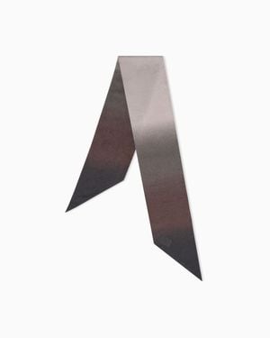 Giorgio Armani X Kith Dégradé Cashmere, Wool And Silk Scarf - White