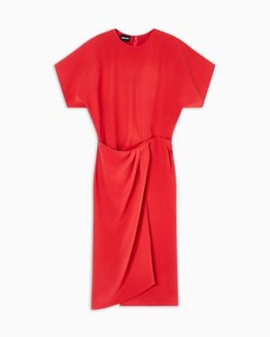 Giorgio Armani Midi Dress - Red