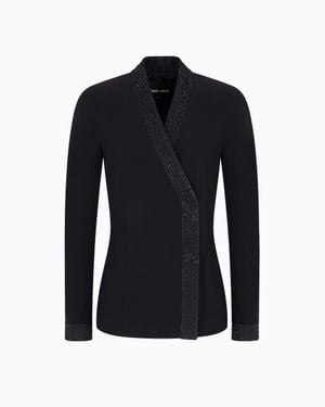 Giorgio Armani Single-Breasted Jacket - Blue