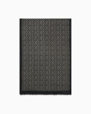 Giorgio Armani Jacquard Cashmere Stole - Gray