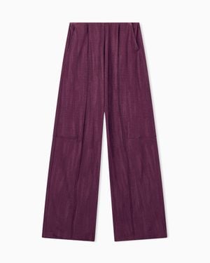 Giorgio Armani Trouser Wide-Leg - Purple