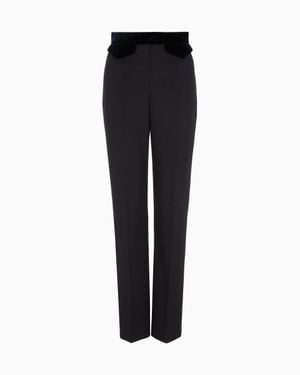 Giorgio Armani Straight Pants - Black