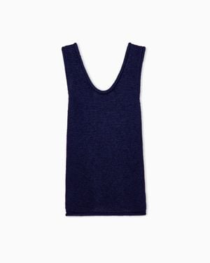 Giorgio Armani Sleeveless Top - Blue