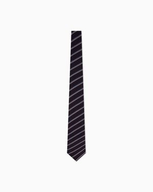 Giorgio Armani Tie Woven - White