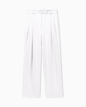 Giorgio Armani Trouser Wide Leg With Two Pleats - White