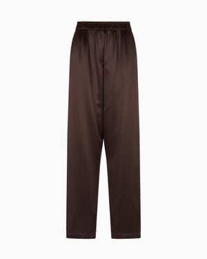 Giorgio Armani Straight-Cut Pants - Brown