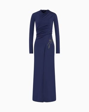 Giorgio Armani Asv Long Dress - Blue