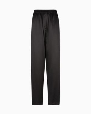 Giorgio Armani Straight-Cut Pants - Black