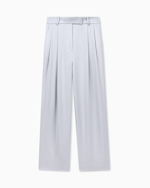 Giorgio Armani Trouser Wide Leg With Two Pleats - White