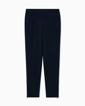 Giorgio Armani Cigarette Pants - Blue