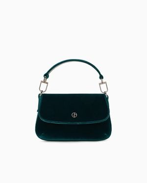 Giorgio Armani La Prima Soft Velvet Mini Handbag - Black