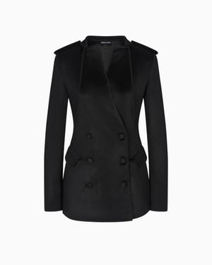 Giorgio Armani Double-Breasted Jacket - Black
