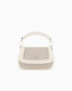 Giorgio Armani Neve La Prima Soft Mini Bag - White