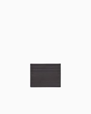 Giorgio Armani Nappa Leather Card Holder - White