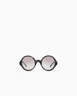 Giorgio Armani Round-Shaped Sunglasses - White