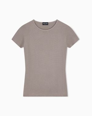 Giorgio Armani Crew Neck Sweater - White