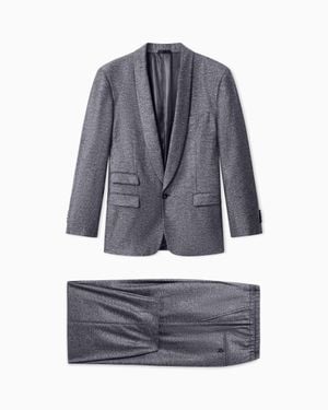 Giorgio Armani Oversized Suit Heritage - Blue
