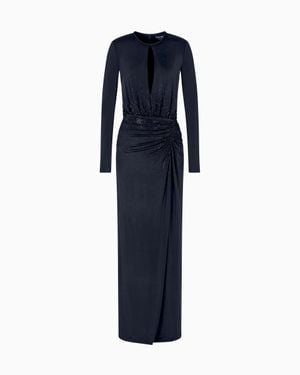 Giorgio Armani Long Dress - Blue