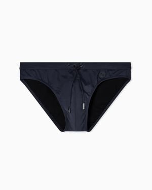 Giorgio Armani Logo Swimsuit - Black