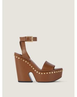 Givenchy Clog Platform Sandals - Blue