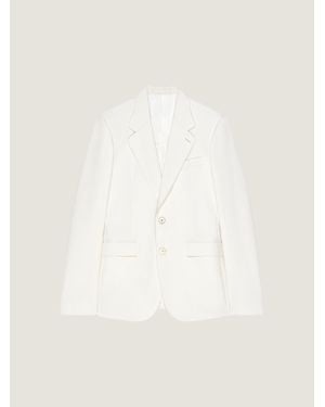 Givenchy Single-Breasted Fitted Jacket - Natural