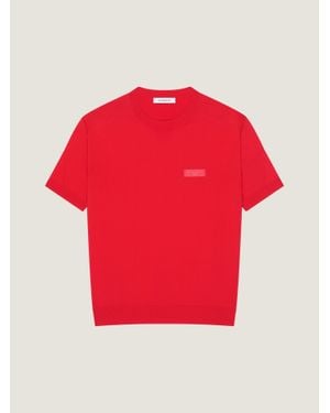 Givenchy Couture Seam T-Shirt - Red
