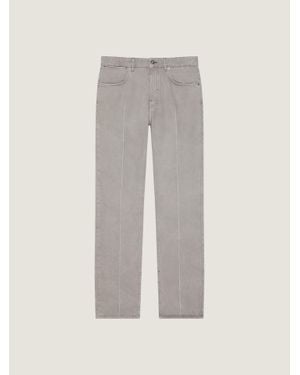 Givenchy Jeans grigi dalla vestibilità dritta con effetto ripiegato - Grigio