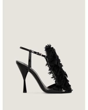 Givenchy Pompom Heeled Sandals - Black