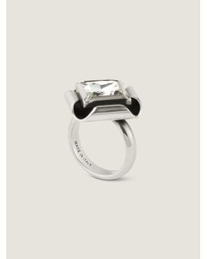 Givenchy Deconstructed Crystals Ring - Natural