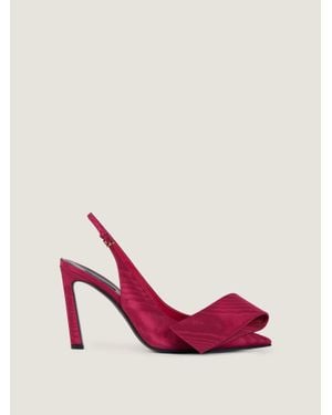 Givenchy Twisted Ribbon Slingbacks Pumps - Pink