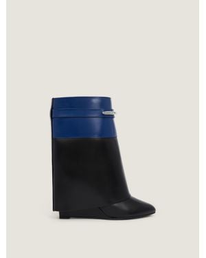 Givenchy Bottines bicolores Shark Pinch en cuir - Bleu