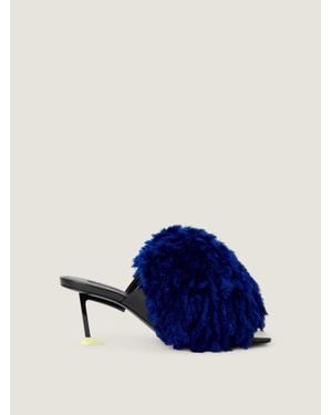 Givenchy Pompom Mules - Blue