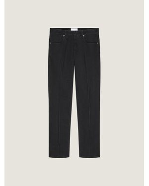 Givenchy Straight Fit Jeans With Crease Effect - Black