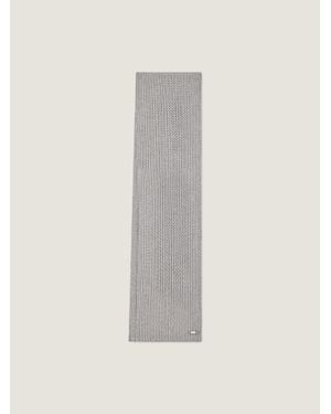Givenchy Sciarpa in lana con spilla - Bianco
