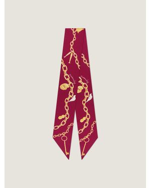 Givenchy Fascia per capelli grande Lucky Charms in seta - Rosa