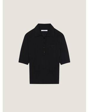 Givenchy Cropped Polo - Black