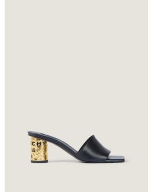 Givenchy Tape Heeled Mules - Natural