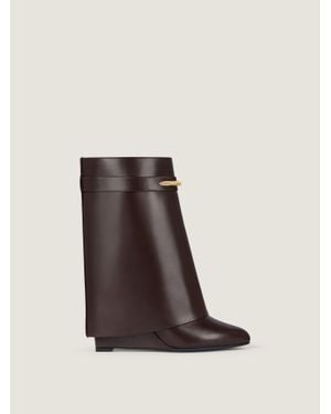 Givenchy Shark Pinch Ankle Boots - Brown
